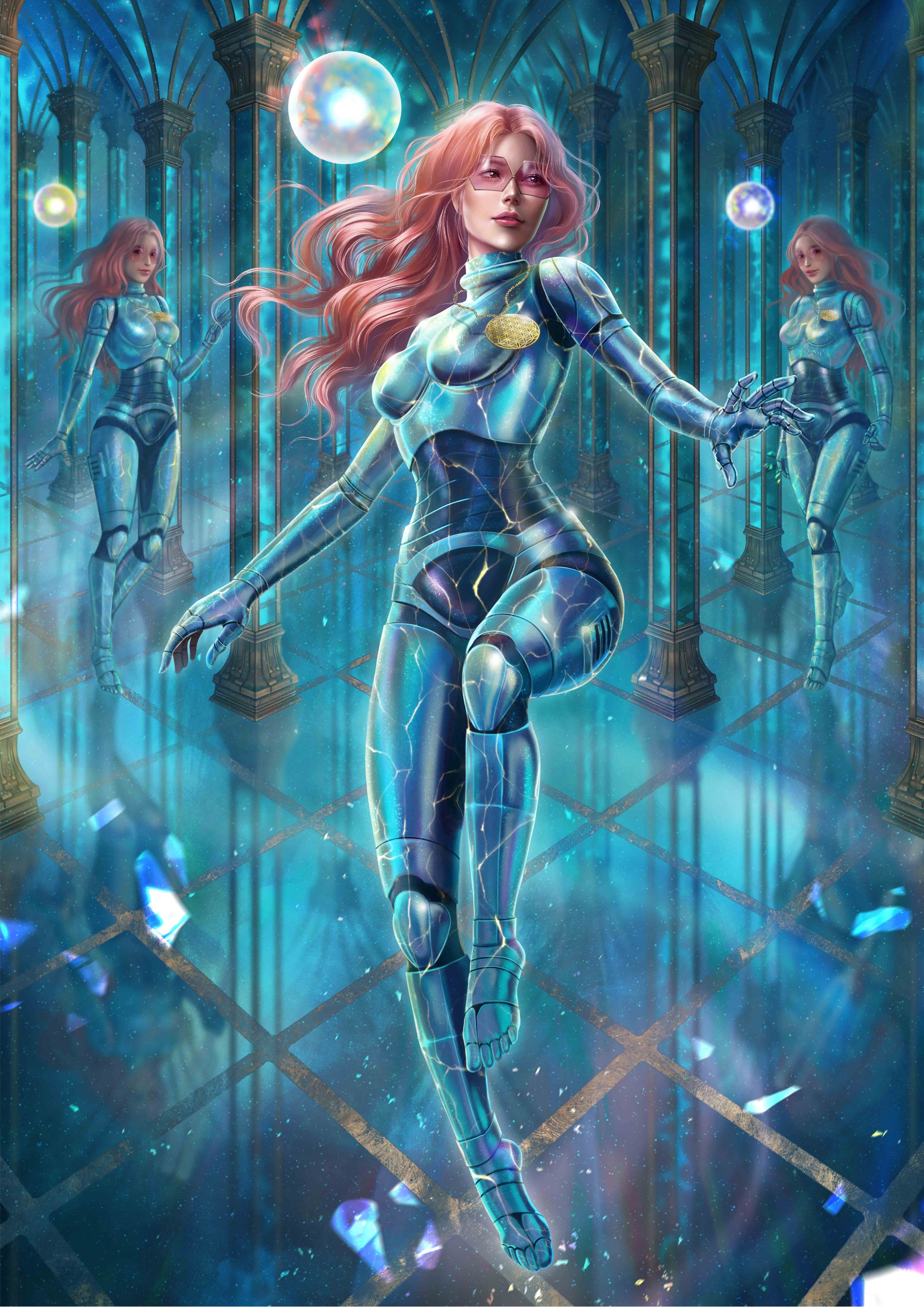 Art Print: VNCCII in the Akashic Hall of Mirrors